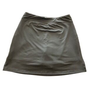 Ekouaer Womens Black Athletic Skort Built-in Shorts Tennis Golf Skirt Size M